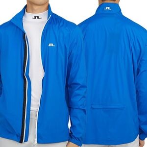 J. Lindeberg Men's Ash Light Packable Water Repellent Golf Jacket